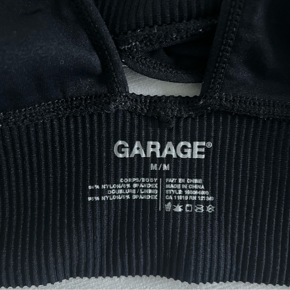 Garage Cropped Ribbed Shirt - Picture 2 of 3
